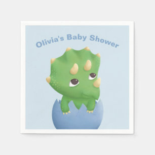 Servilleta De Papel Fuentes del fiesta de Baby Shower del dinosaurio