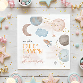 Servilleta De Papel Fuera de este mundo de la aventura espacial niños 