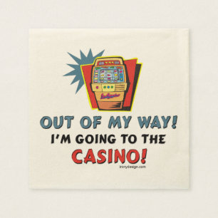 Servilleta De Papel Fuera de mi casino de la manera