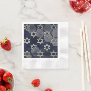 Servilleta De Papel Fuerte vibra de Hanukkah de SlipperyJoe estrella d