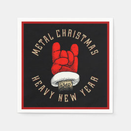 Servilleta De Papel Fuertes Navidades Metalizado