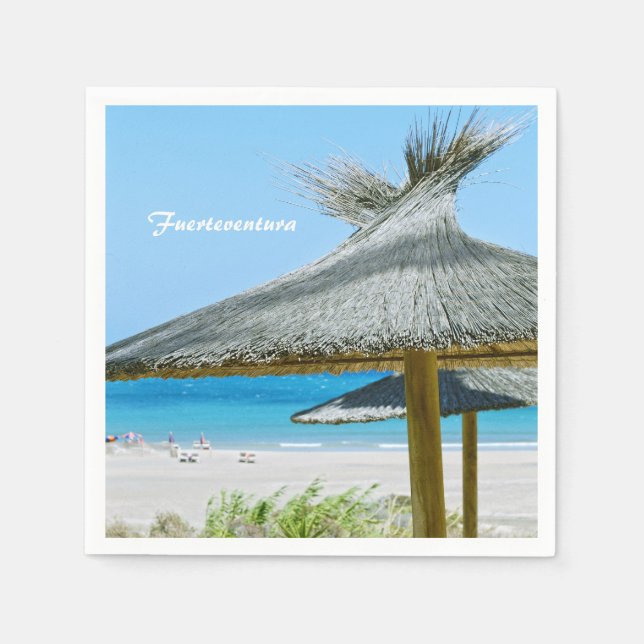 Servilleta De Papel Fuerteventura Cork Coaster (Anverso)