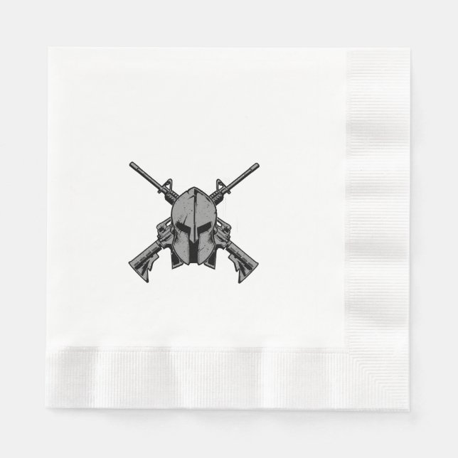 Servilleta De Papel Fuerza militar  (Anverso)