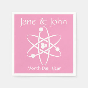 Servilleta De Papel Fuerzas atractivas en las servilletas Petal rosada