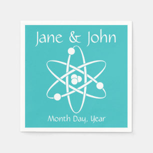 Servilleta De Papel Fuerzas atractivas en las toallas turquesas