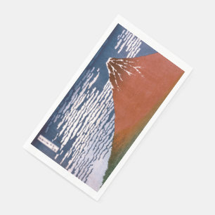 Servilleta De Papel Fuji rojo, Volcán Aka Fujiyama Katsushika Hokusai