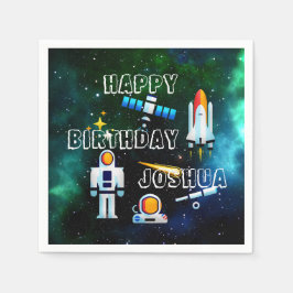 Servilleta De Papel Fun Astronauta Collage