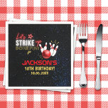 Servilleta De Papel Fun Bowling party for Kids<br><div class="desc">Lindo diseño con tematica de Boliche en colores rojo,  amarillo y blanco con detalles en neon ideal para festejar el cumpleaños de ese pequeño bolichista. El diseño tiene espacio para toda la informacion de la fiesta de tu hijo!,  No lo piense y adquiera la suyas ahora.</div>