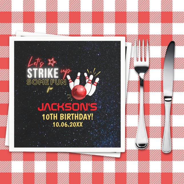 Servilleta De Papel Fun Bowling party for Kids (Subido por el creador)