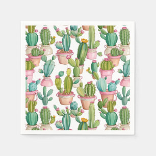 Servilleta De Papel Fun bright cactus
