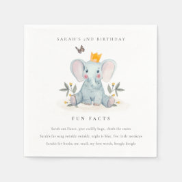 Servilleta De Papel Fun Fun Fact Facts Birg Elephant Foliage