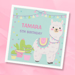 Servilleta De Papel Fun llama fiesta