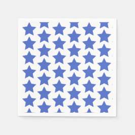 Servilleta De Papel Fun Navy Blue Stars Patrón de Papel