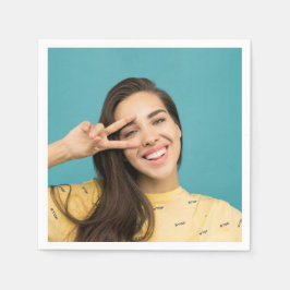 Servilleta De Papel Fun Personalizado personalizado foto cara a cara