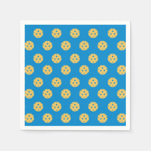 Servilleta De Papel Fun Pickleball Pattern Pickleball Fiesta