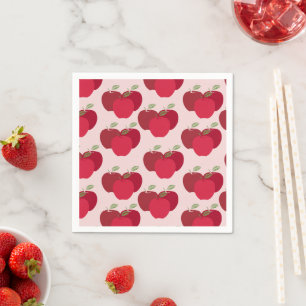 Servilleta De Papel Fundas de cóctel del patrón Apple para Fiestas