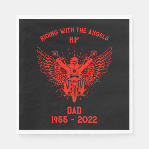 Servilleta De Papel Funeral de moto en memoria