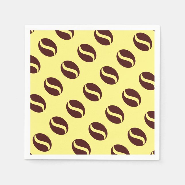 Servilleta De Papel Funky Coffee Bean (Anverso)