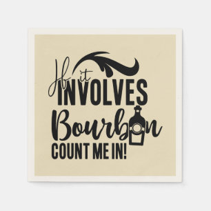 Servilleta De Papel Funny Bourbon ebinkers fiesta