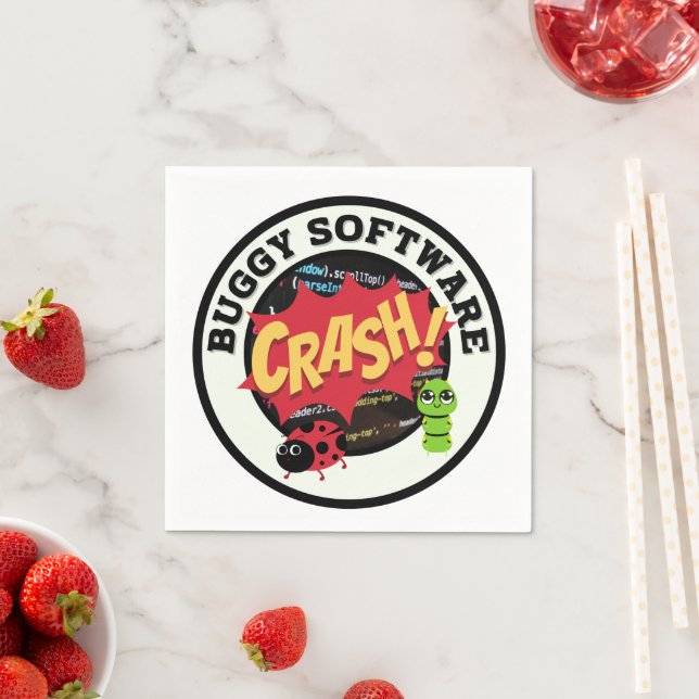 Servilleta De Papel Funny Buggy Software (In situ)