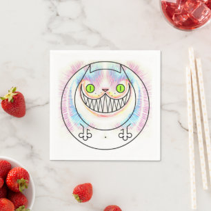 Servilleta De Papel Funny Cat Cheshire Cat Fiesta Papeles