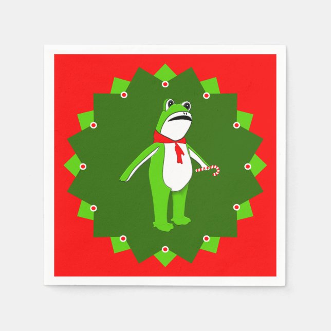 Servilleta De Papel Funny Christmas Holiday Party (Anverso)