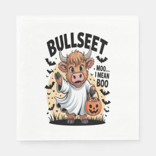 Servilleta De Papel Funny Cow Halloween