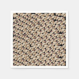 Servilleta De Papel Funny Dog Personalizado del partido de cumpleaños 