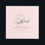 Servilleta De Papel Funny Fancy Yes Way Rosé Wine Bachelorette<br><div class="desc">Funny Fancy Yes Way Rosé Wine Bachelorette Napkins</div>