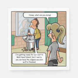 Servilleta De Papel Funny Fiestas Napkins Island