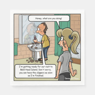 Servilleta De Papel Funny Fiestas Napkins Island