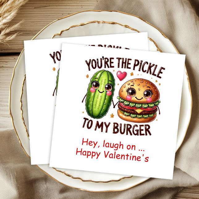 Servilleta De Papel Funny Foods Personalized I Love You Napkins (Funny Foods Personalized I Love You Napkins

)