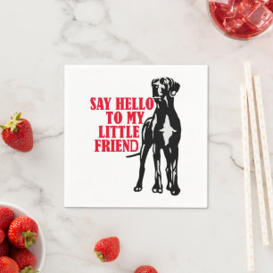 Servilleta De Papel Funny Great Dane hola
