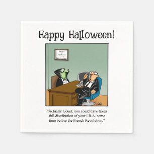 Servilleta De Papel Funny Halloween Fiesta Napkins
