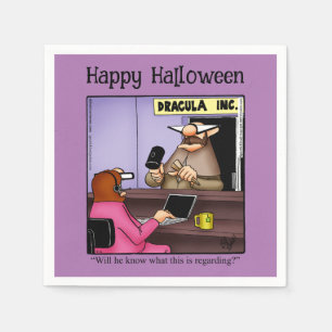 Servilleta De Papel Funny Halloween Fiesta Napkins