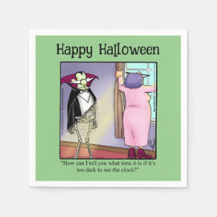 Servilleta De Papel Funny Halloween Fiesta Napkins