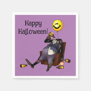 Servilleta De Papel Funny Halloween Fiesta Napkins