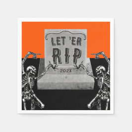 Servilleta De Papel Funny Halloween Party