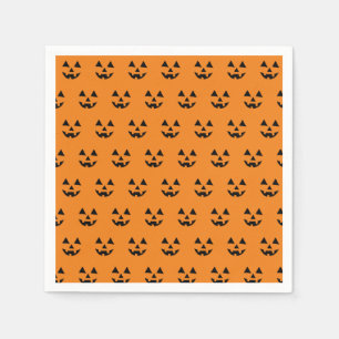 Servilleta De Papel Funny Jack O Lanter Halloween Arte Simple Jack O