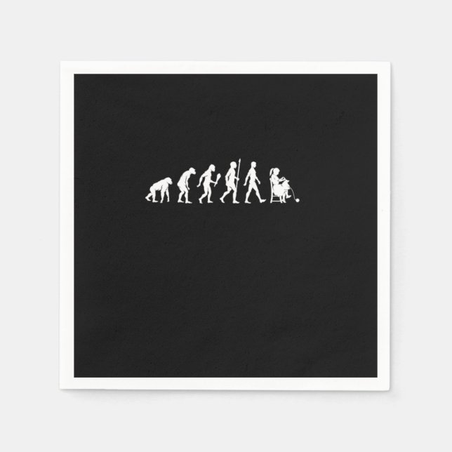 Servilleta De Papel Funny Knitting Evolution Knitter Gift Idea (Anverso)