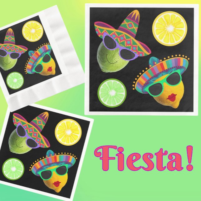 Servilleta De Papel Funny Lemon Lime Party (Party napkins!)