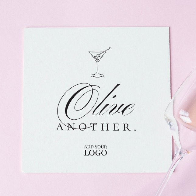 Servilleta De Papel Funny Martini Olive Bar Restaurant Coctail (Subido por el creador)