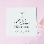 Servilleta De Papel Funny Martini Olive Otro Cóctel Boda<br><div class="desc">Funny Martini Olive Otra Cocktail Napkins</div>