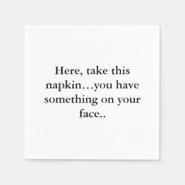 Servilleta De Papel Funny Napkin Text