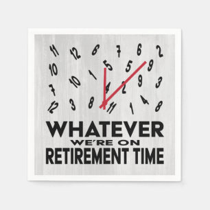 Servilleta De Papel Funny Novedad Retirement Fiesta