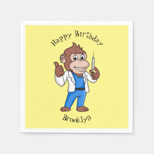 Servilleta De Papel Funny orangutan ape personalizado médica
