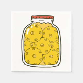Servilleta De Papel Funny Pickleball Jar