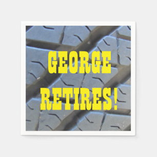 Servilleta De Papel Funny Retirement Fiesta Napkins