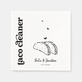 Servilleta De Papel Funny Taco Cleaner Boda Napkin