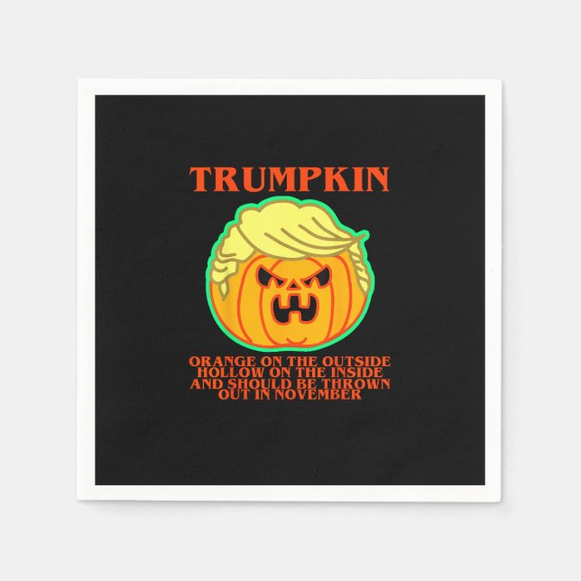 Servilleta De Papel Funny Trumpkin (Anverso)